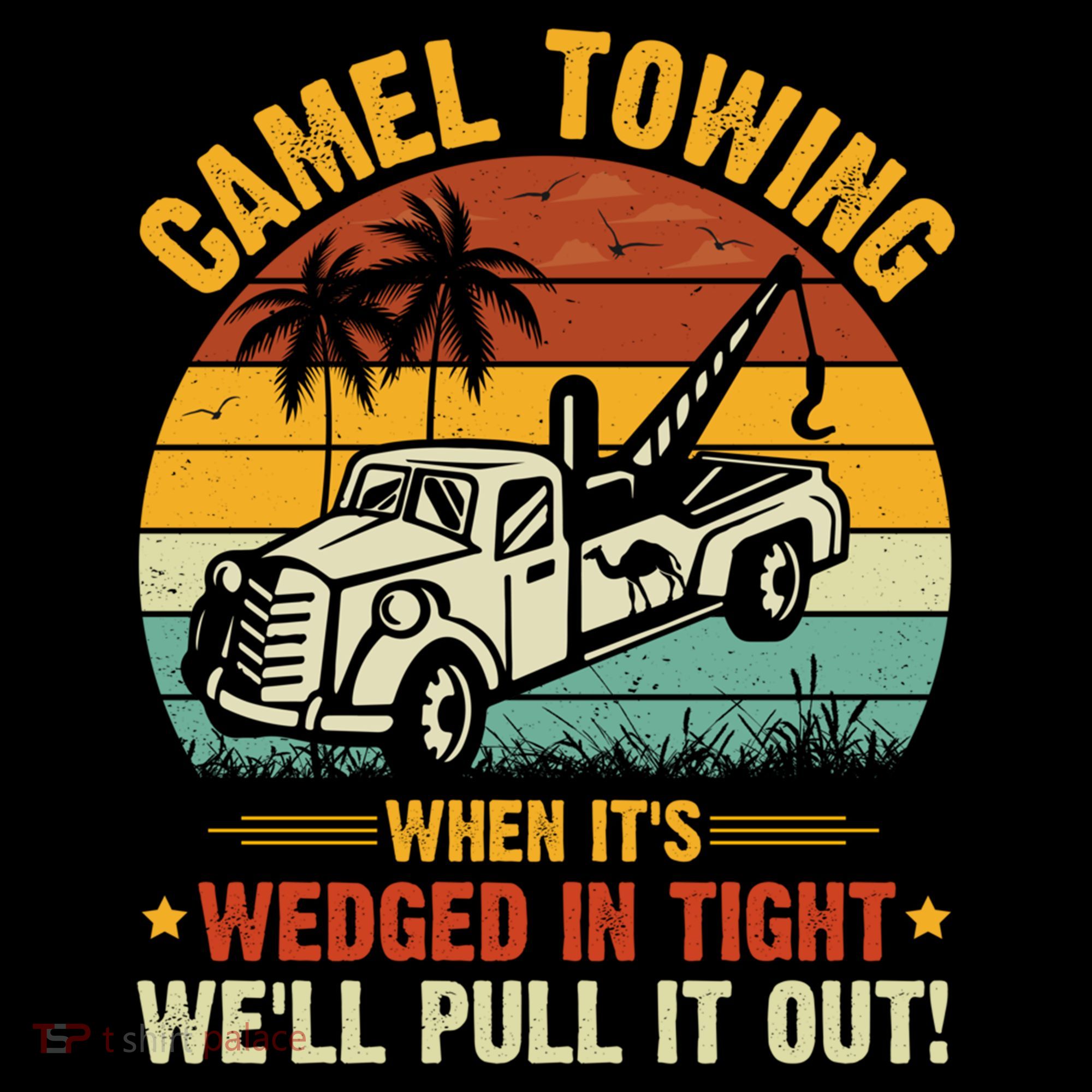 Camel Towing Retro Adult Humor Saying Funny Halloween Gift Coffee Mug