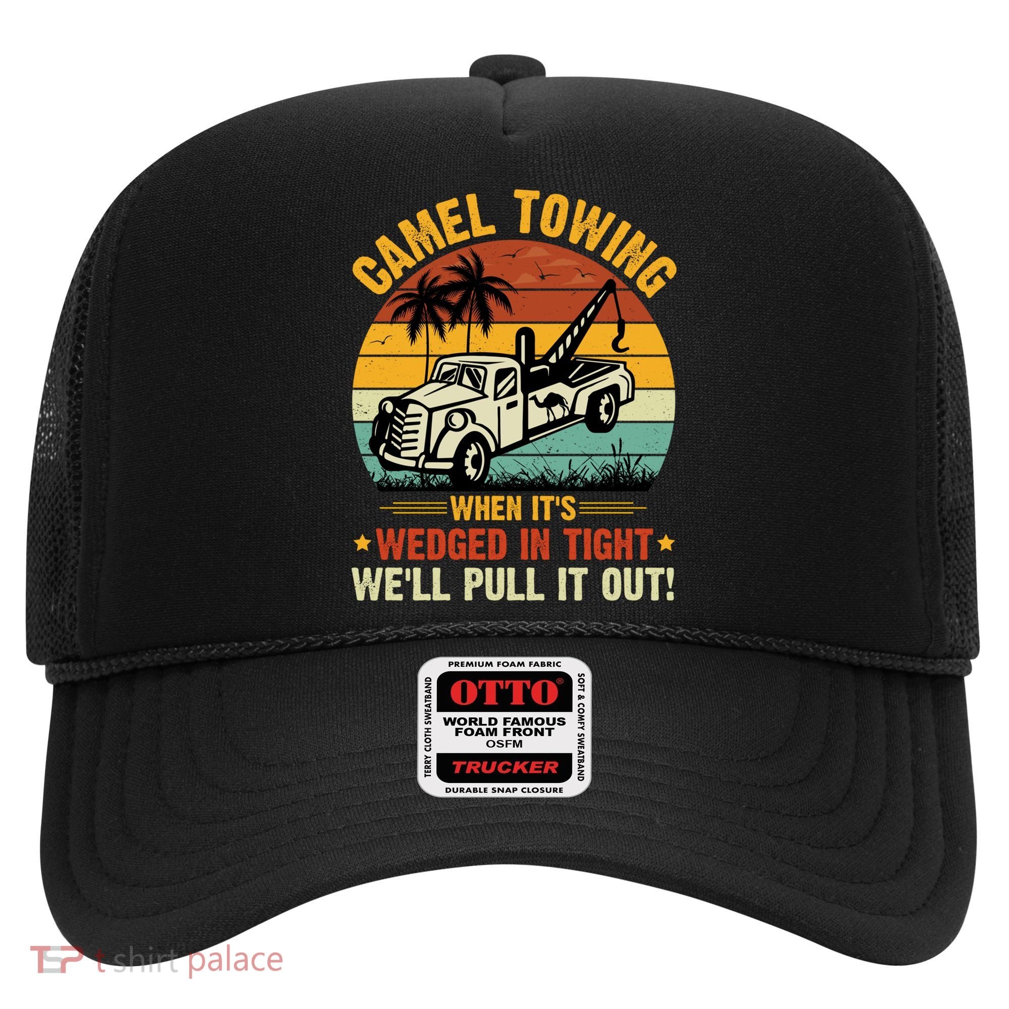 Camel Towing Retro Adult Humor Saying Funny Halloween Gift Hat