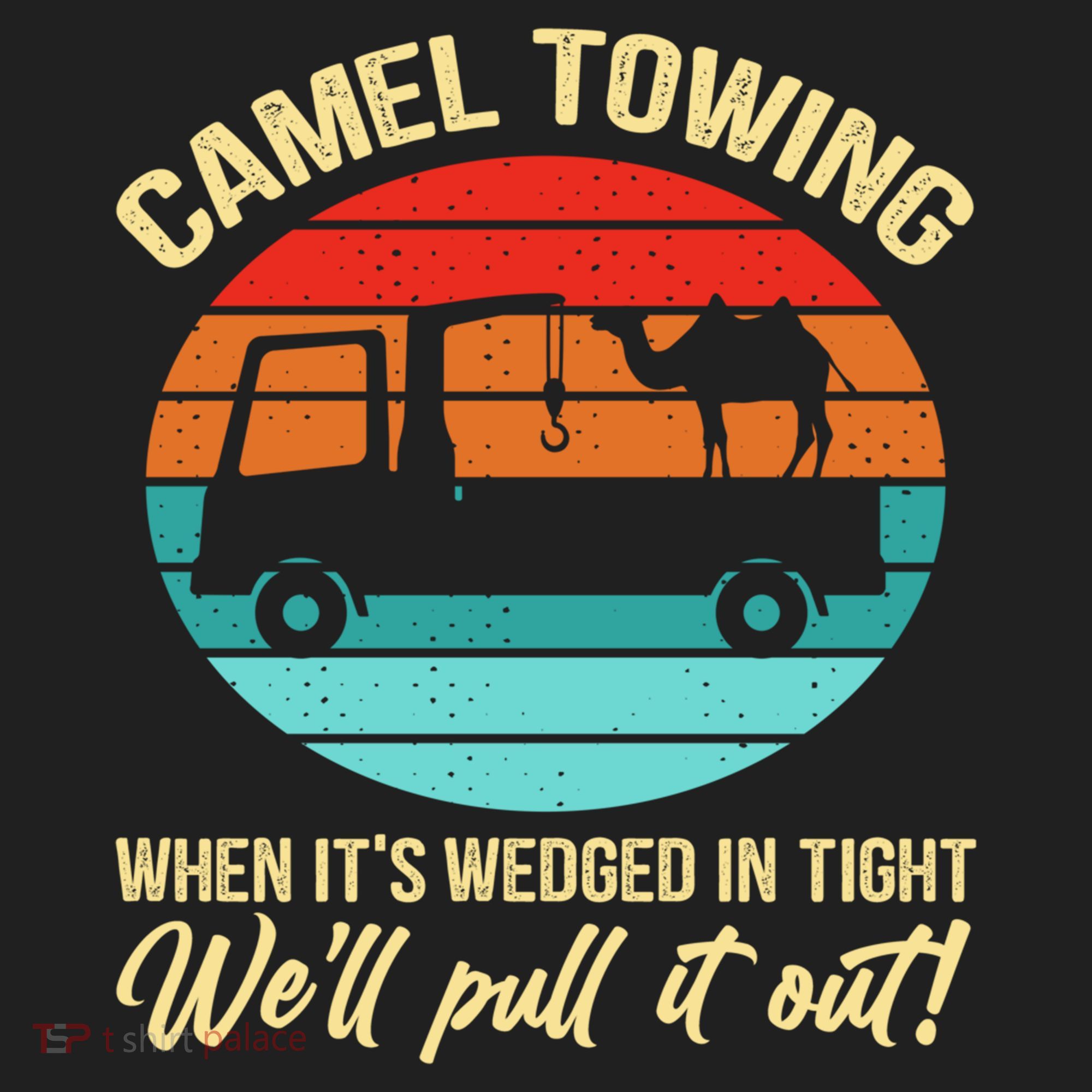 Camel Towing Retro Adult Humor Saying Funny Halloween Gift Beanie