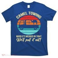 Camel Towing Retro Adult Humor Saying Funny Halloween Gift T-Shirt thumb 0