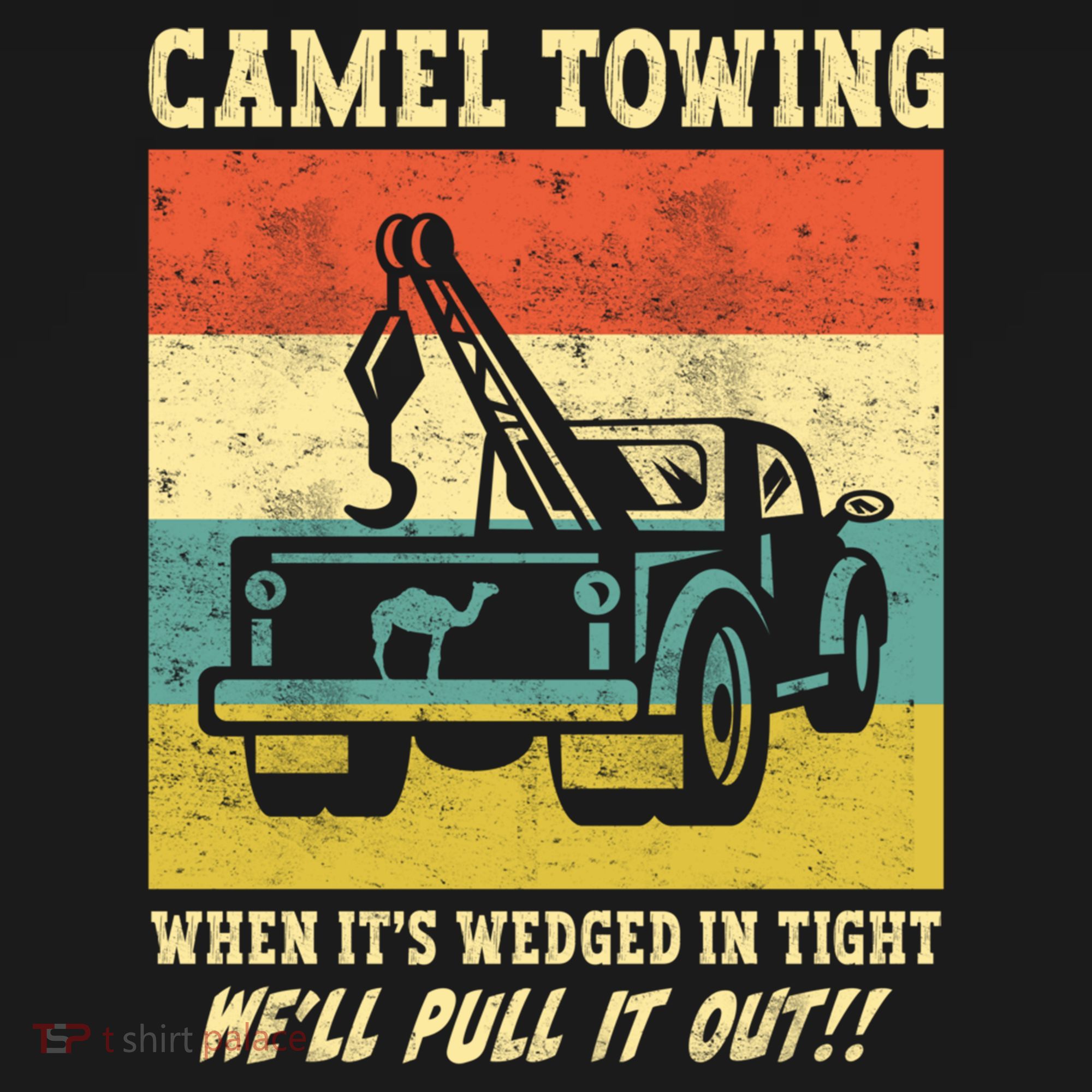 Camel Towing Retro Adult Humor Saying Funny Halloween Cool Gift Bucket Hat