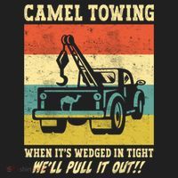 Camel Towing Retro Adult Humor Saying Funny Halloween Cool Gift Hat thumb 2