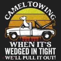 Camel Towing Retro Humor Saying Funny Transport Halloween Gift Beanie thumb 2