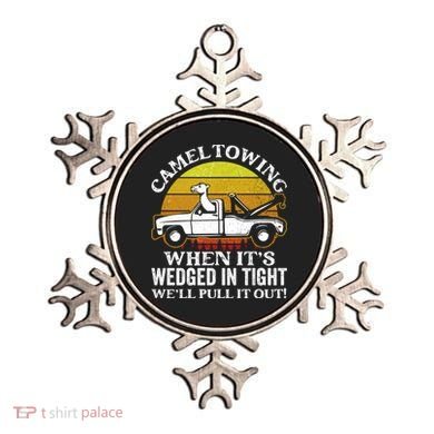 Camel Towing Retro Humor Saying Funny Transport Halloween Gift Ornament