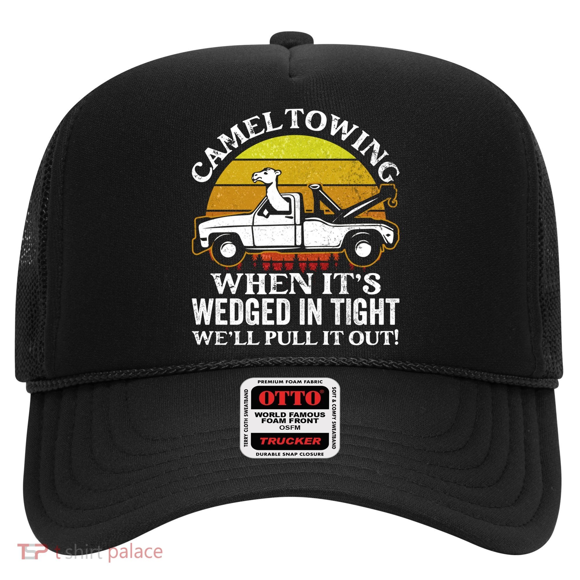 Camel Towing Retro Humor Saying Funny Transport Halloween Gift Hat