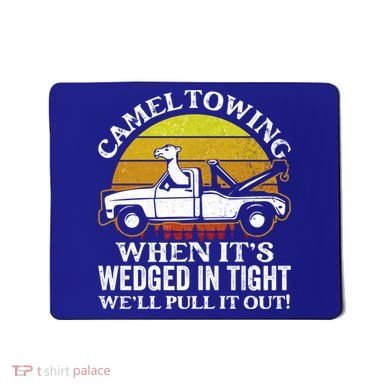 Camel Towing Retro Humor Saying Funny Transport Halloween Gift Mousepad