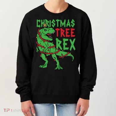 Christmas Tree Rex Women's Sweatshirt