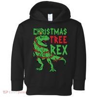 Christmas Tree Rex Toddler Hoodie thumb 0