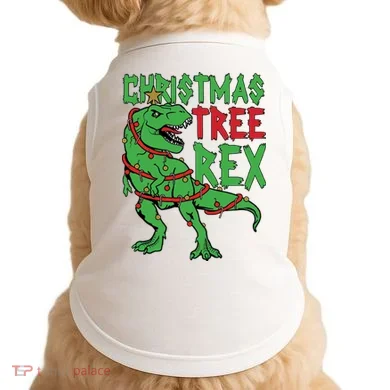 Christmas Tree Rex Doggie Tank