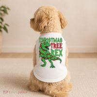 Christmas Tree Rex Doggie Tank thumb 2