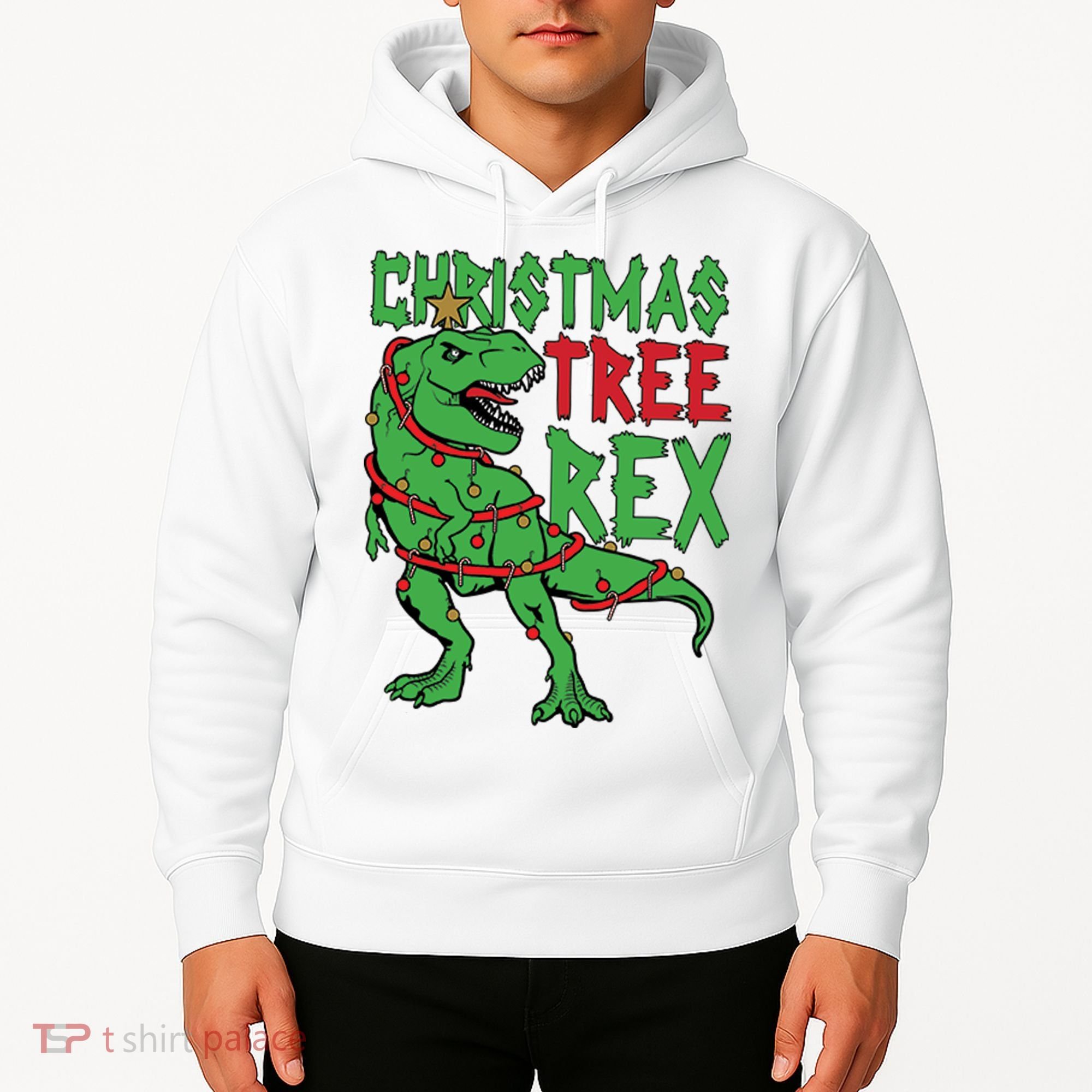 Christmas Tree Rex Hoodie