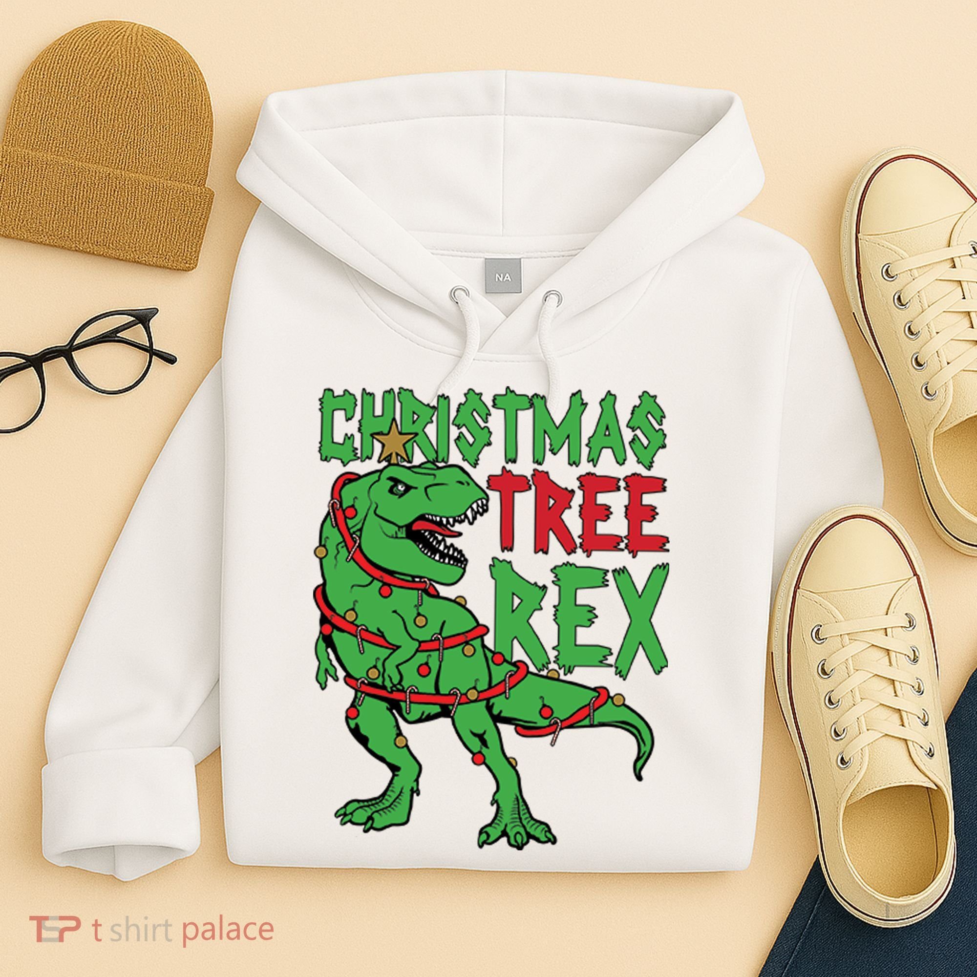 Christmas Tree Rex Hoodie