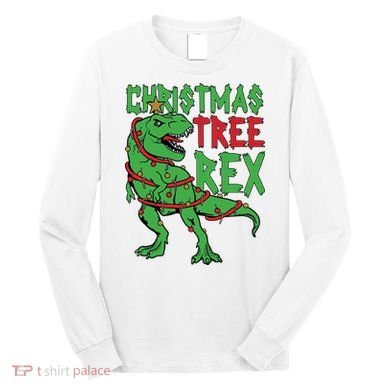 Christmas Tree Rex Long Sleeve Shirt