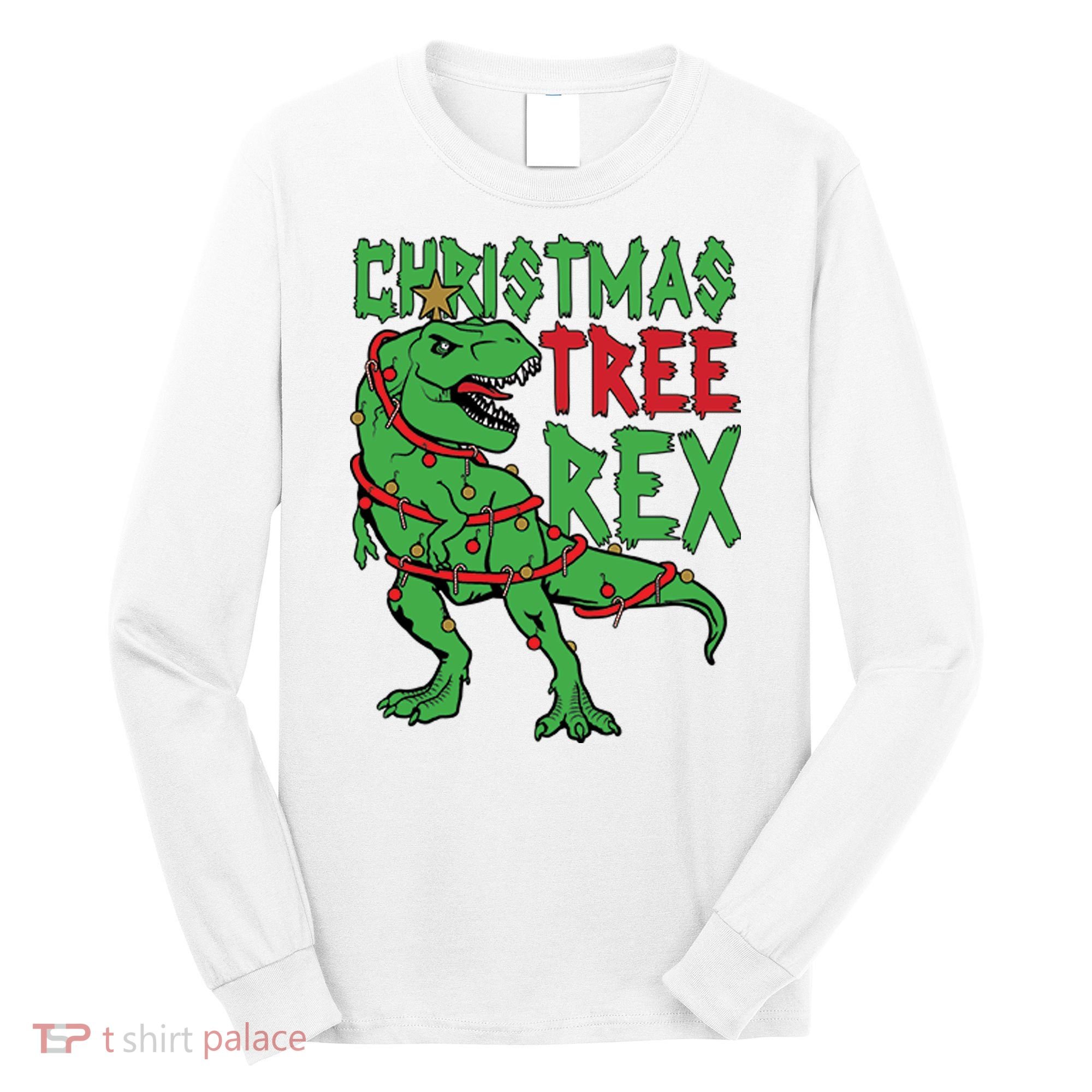 Christmas Tree Rex Long Sleeve Shirt