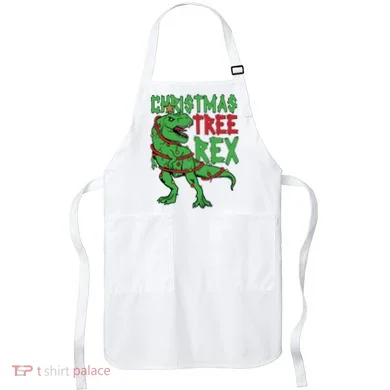 Christmas Tree Rex Apron