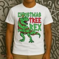 Christmas Tree Rex T-Shirt thumb 3