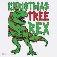 Christmas Tree Rex Bucket Hat thumb 4