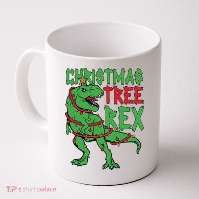 Christmas Tree Rex Coffee Mug