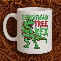 Christmas Tree Rex Coffee Mug thumb 2