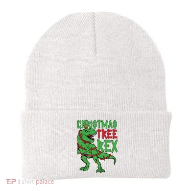 Christmas Tree Rex Beanie