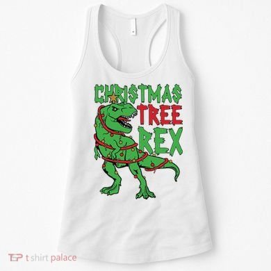 Christmas Tree Rex Women's Tank Top