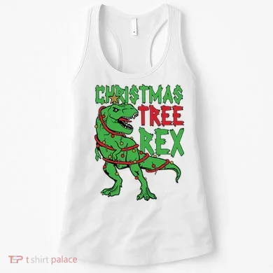 Christmas Tree Rex Women's Tank Top