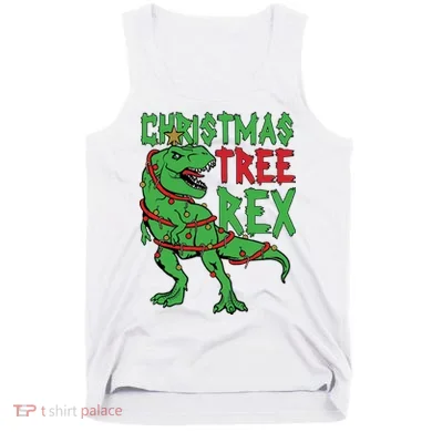 Christmas Tree Rex Tank Top