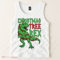 Christmas Tree Rex Tank Top thumb 2