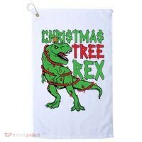 Christmas Tree Rex Golf Towel thumb 0