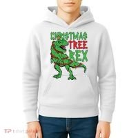 Christmas Tree Rex Kids Hoodie thumb 4