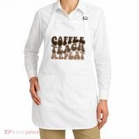 Coffee Teach Repeat Retro Teacher Gift Apron thumb 2