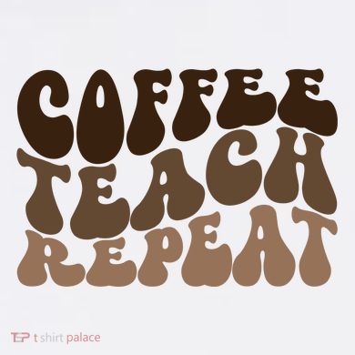 Coffee Teach Repeat Retro Teacher Gift Hat