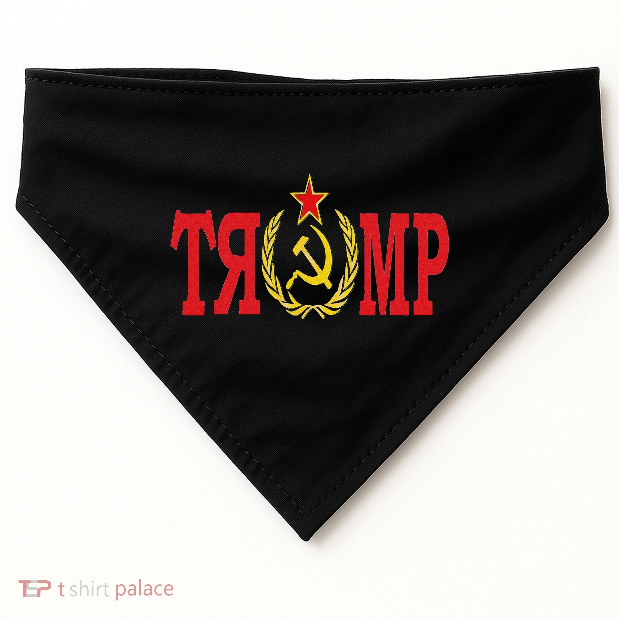 Comrade Trump Russian Fool Trump Impeach Trump Russian USA-Made Doggie Bandana
