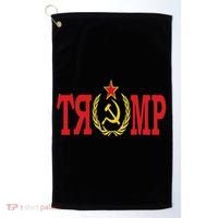 Comrade Trump Russian Fool Trump Impeach Trump Russian Golf Towel thumb 0