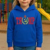 Comrade Trump Russian Fool Trump Impeach Trump Russian Kids Hoodie thumb 3