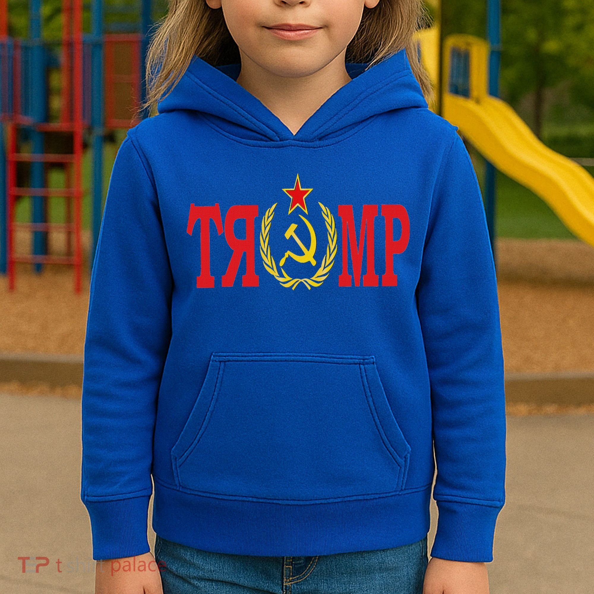 Comrade Trump Russian Fool Trump Impeach Trump Russian Kids Hoodie
