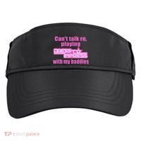 CanT Talk Rn Playing Dress To Impress With My Baddies Adult Drive Performance Visor thumb 0