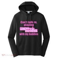 CanT Talk Rn Playing Dress To Impress With My Baddies Performance Fleece Hoodie thumb 0