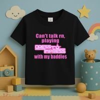 CanT Talk Rn Playing Dress To Impress With My Baddies Toddler T-Shirt thumb 3