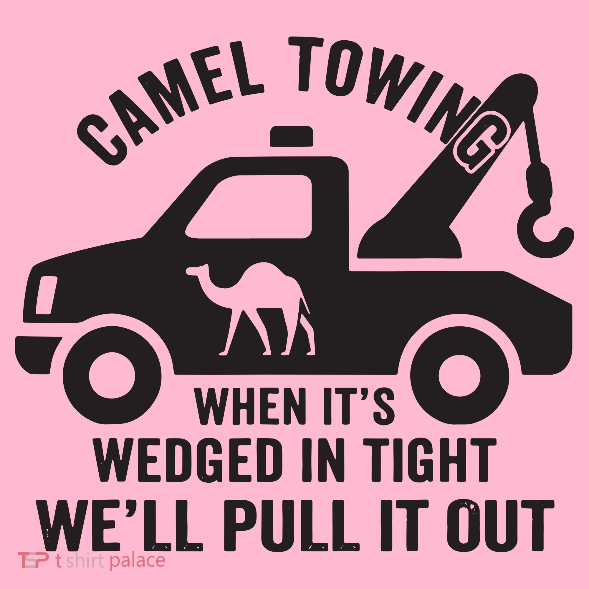Camel Towing Retro Adult Humor Saying Funny Halloween Gift Coaster
