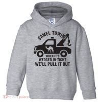 Camel Towing Retro Adult Humor Saying Funny Halloween Gift Toddler Hoodie thumb 0