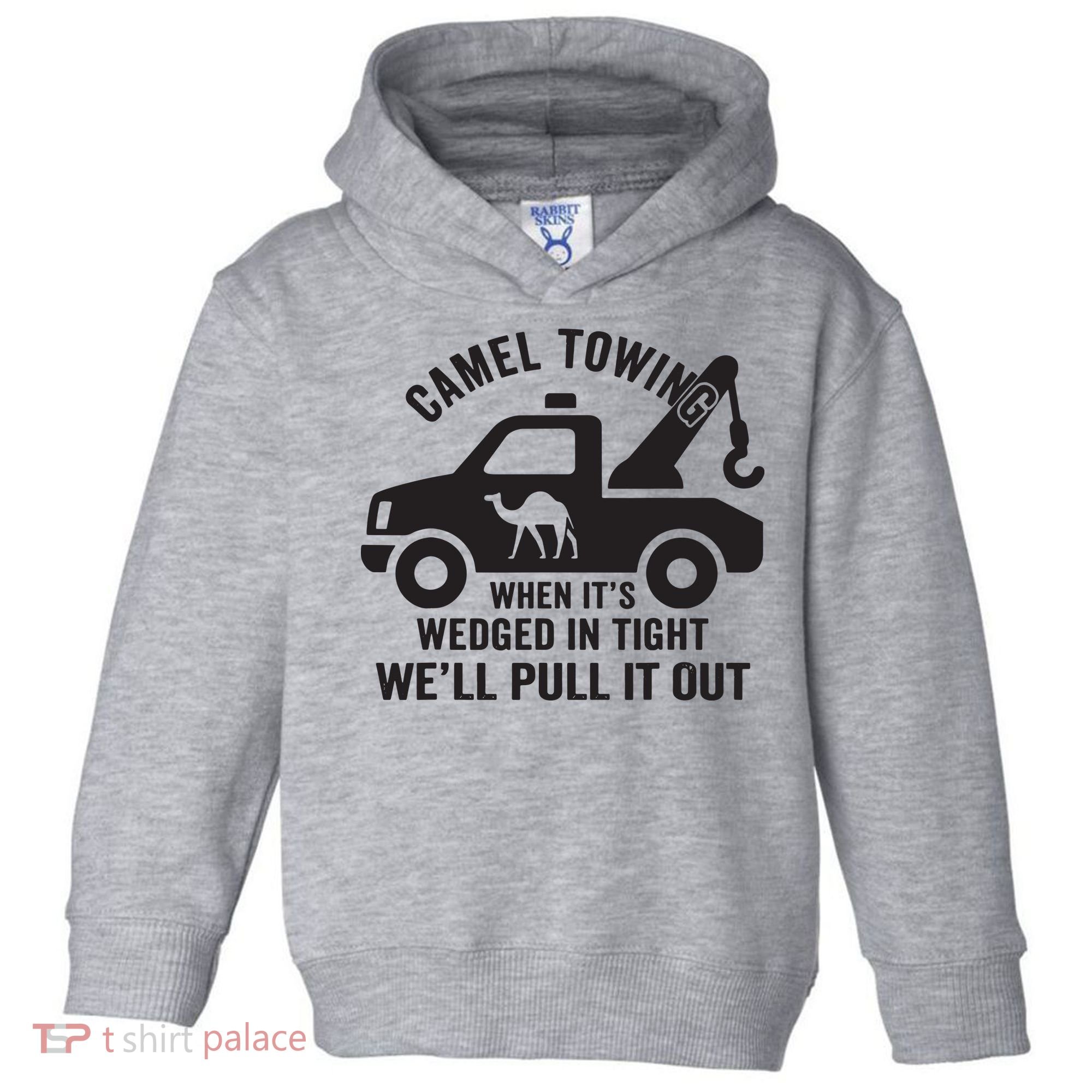 Camel Towing Retro Adult Humor Saying Funny Halloween Gift Toddler Hoodie