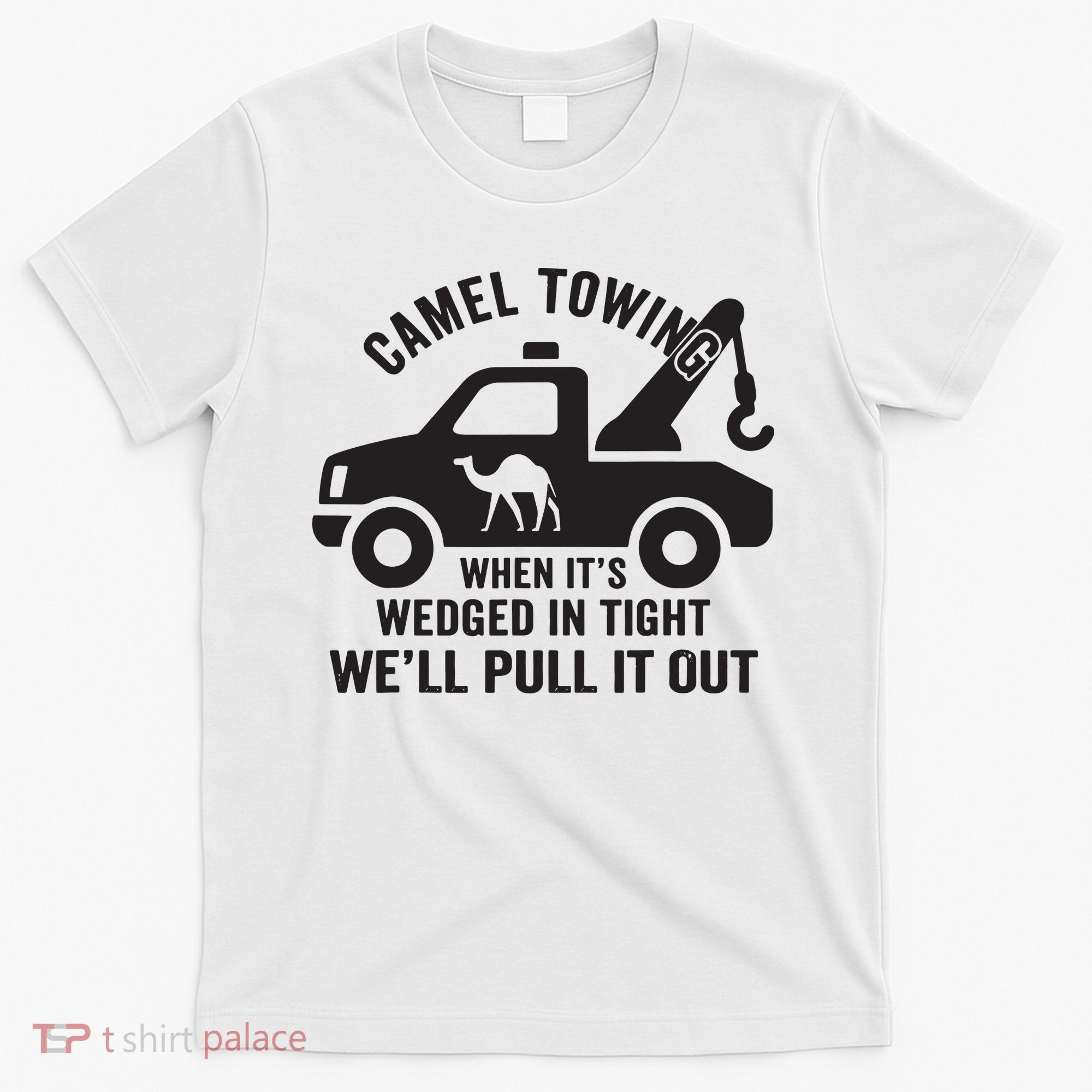 Camel Towing Retro Adult Humor Saying Funny Halloween Gift T-Shirt