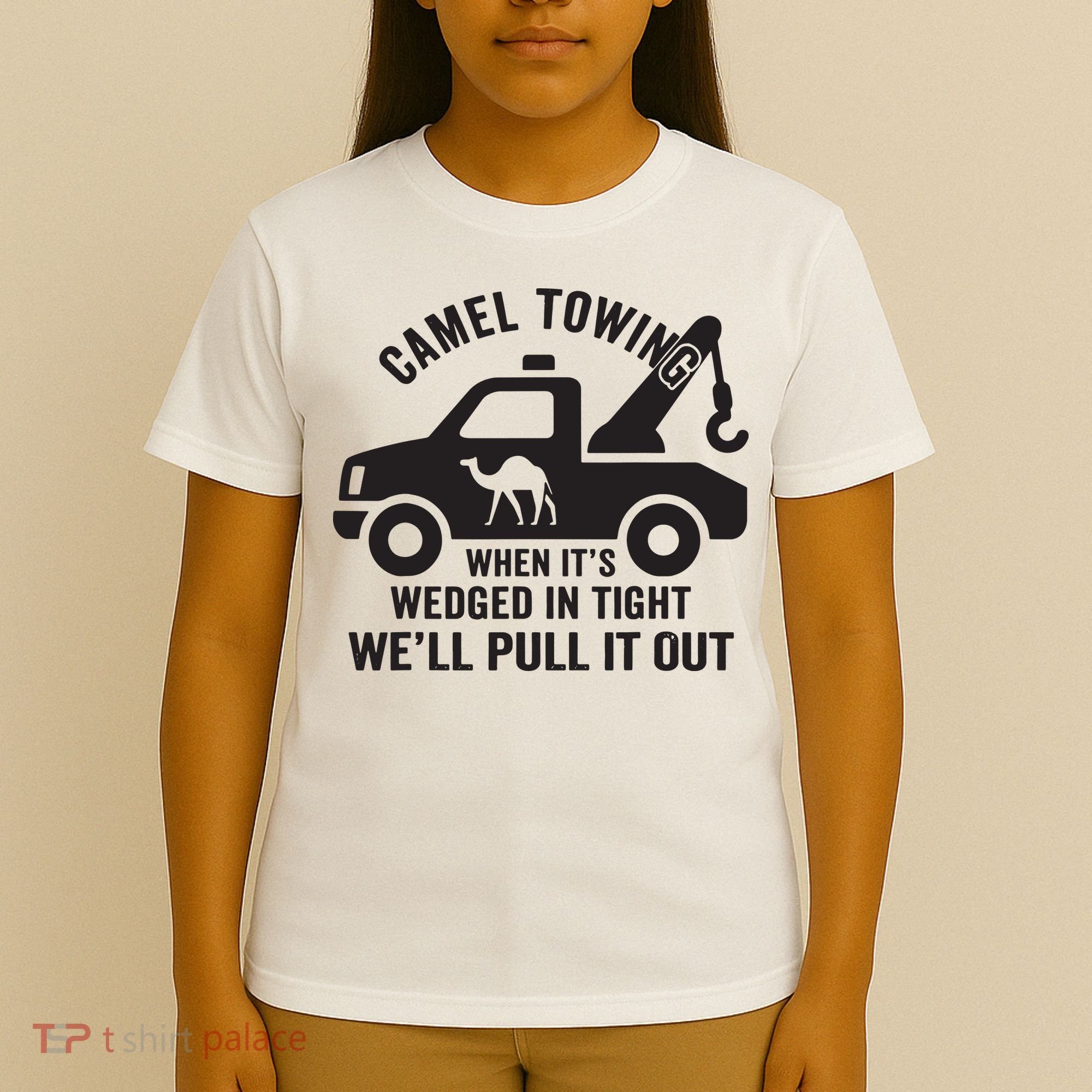 Camel Towing Retro Adult Humor Saying Funny Halloween Gift T-Shirt