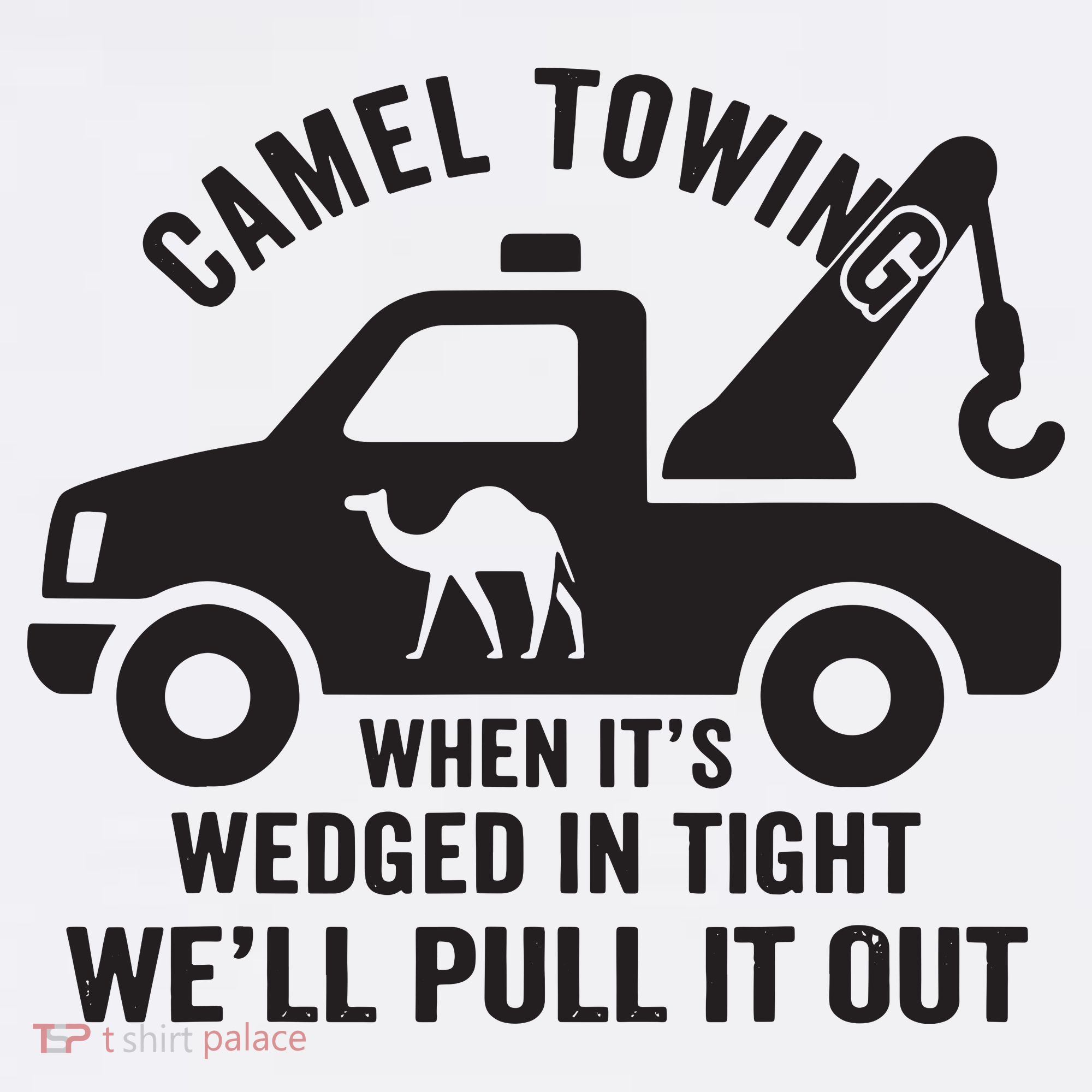 Camel Towing Retro Adult Humor Saying Funny Halloween Gift T-Shirt