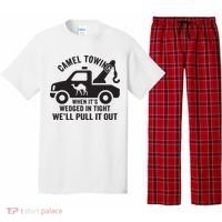 Camel Towing Retro Adult Humor Saying Funny Halloween Gift Pajama Set thumb 0