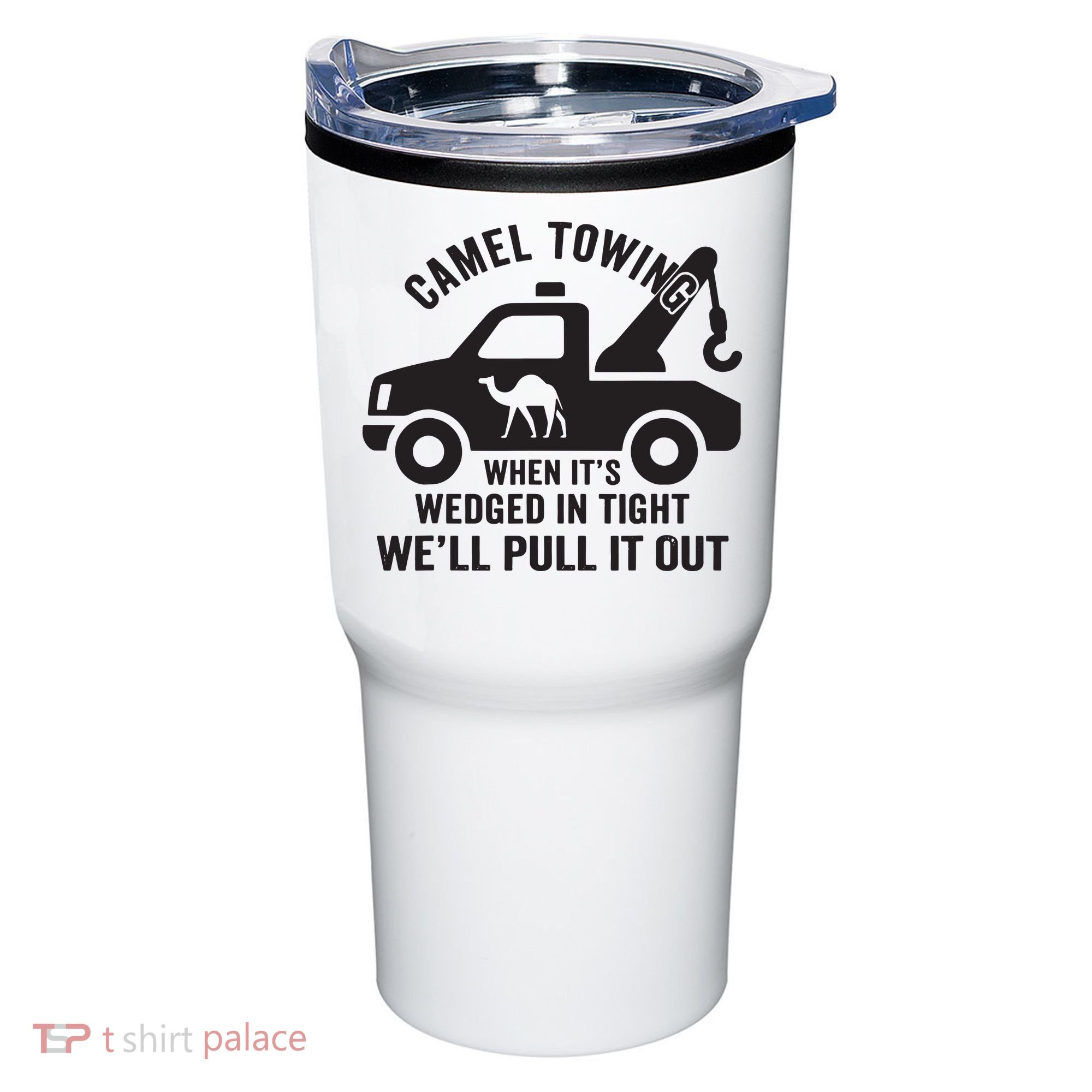 Camel Towing Retro Adult Humor Saying Funny Halloween Gift Tumbler