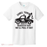 Camel Towing Retro Adult Humor Saying Funny Halloween Gift Kids T-Shirt thumb 0