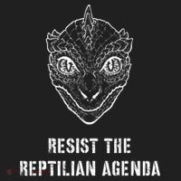 Conspiracy Theory Resist The Reptilian Agenda Beanie thumb 2
