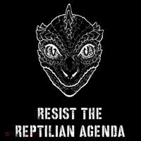 Conspiracy Theory Resist The Reptilian Agenda Women's Hoodie thumb 2